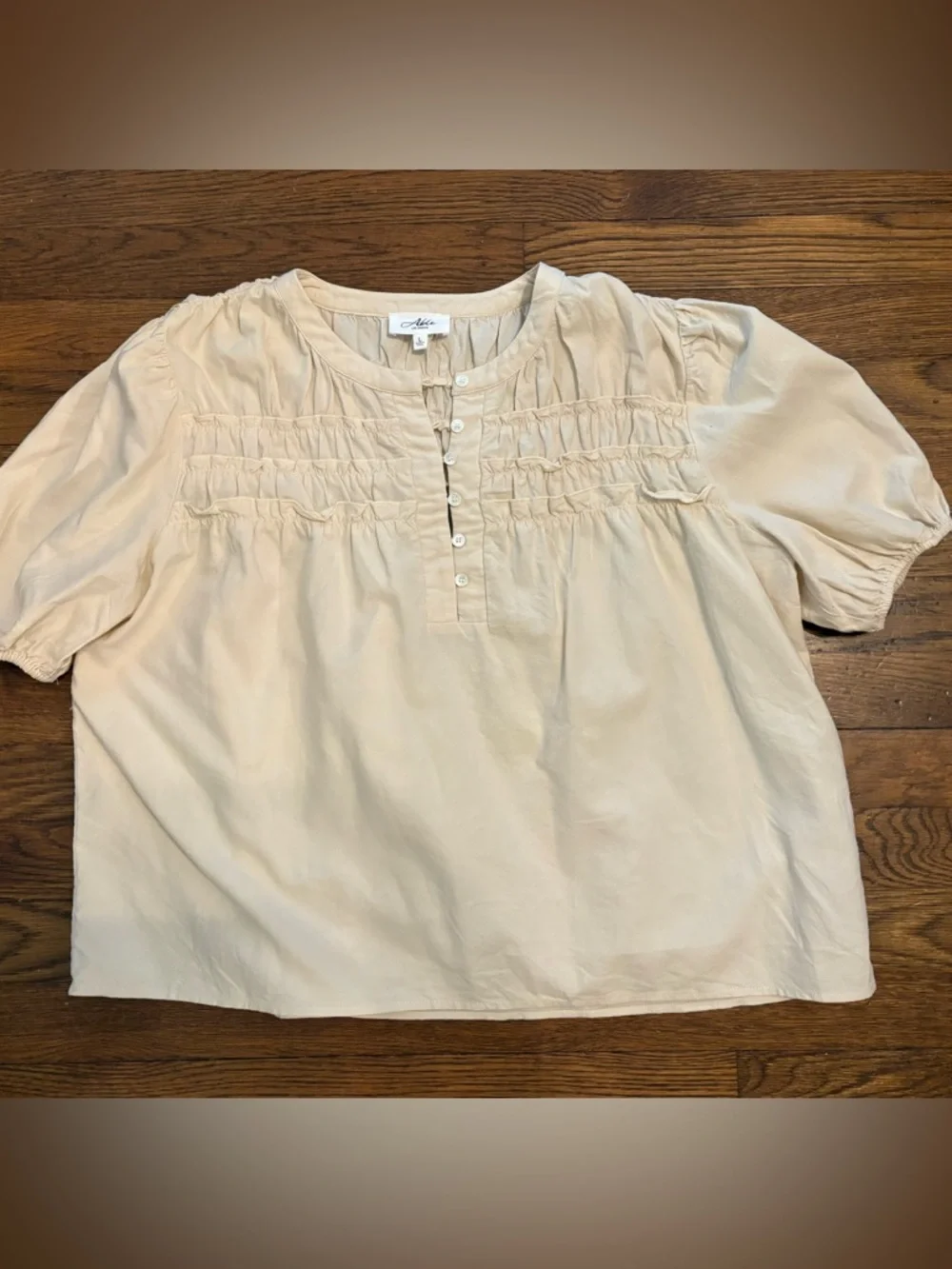Able Tan Blouse - Picture 1 of 3